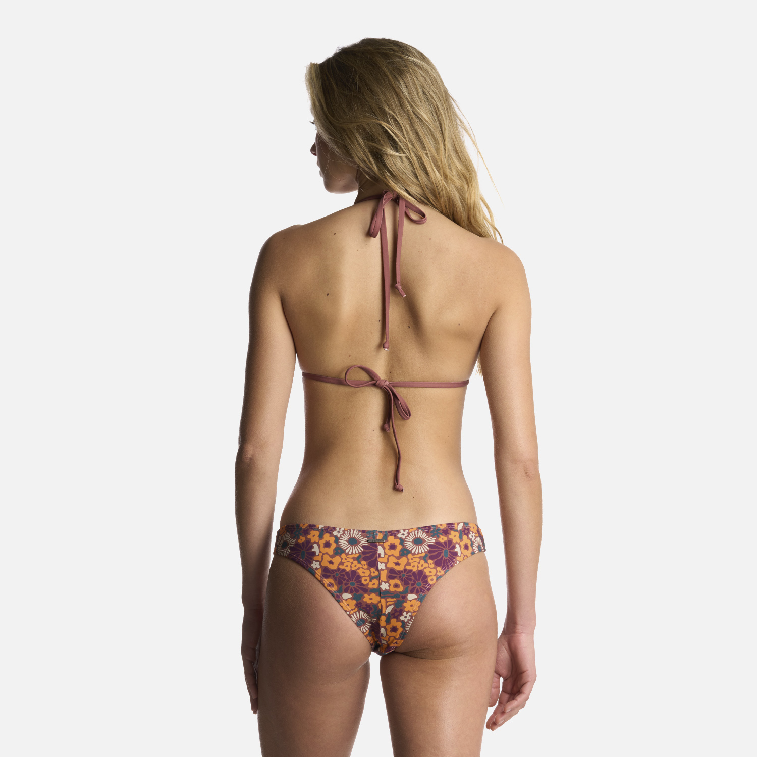 TRAJE BAÑO MUJER HAKA HONU CLASICO PRINT TERRACOTA - 3