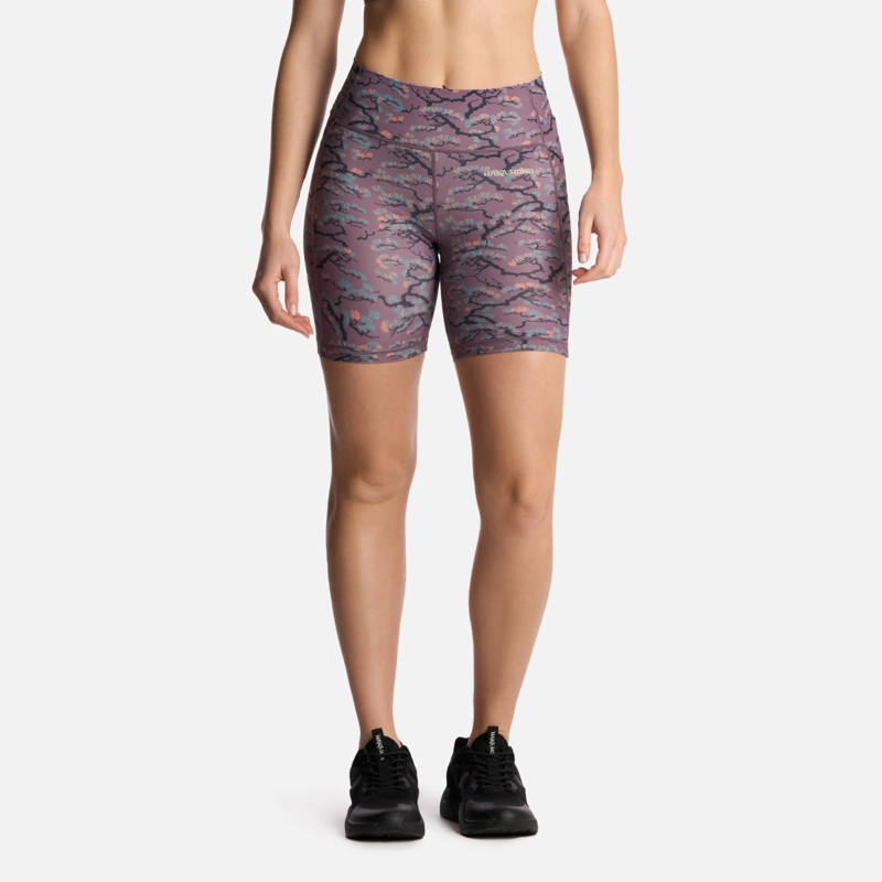 CALZA MUJER COIHUE BIKER PRINT MORADO CLARO HAKA HONU - 1