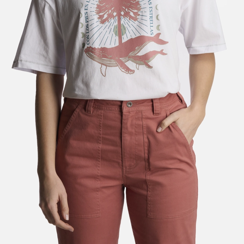 PANTALON MUJER COMOANDAS TERRACOTA HAKA HONU - 4
