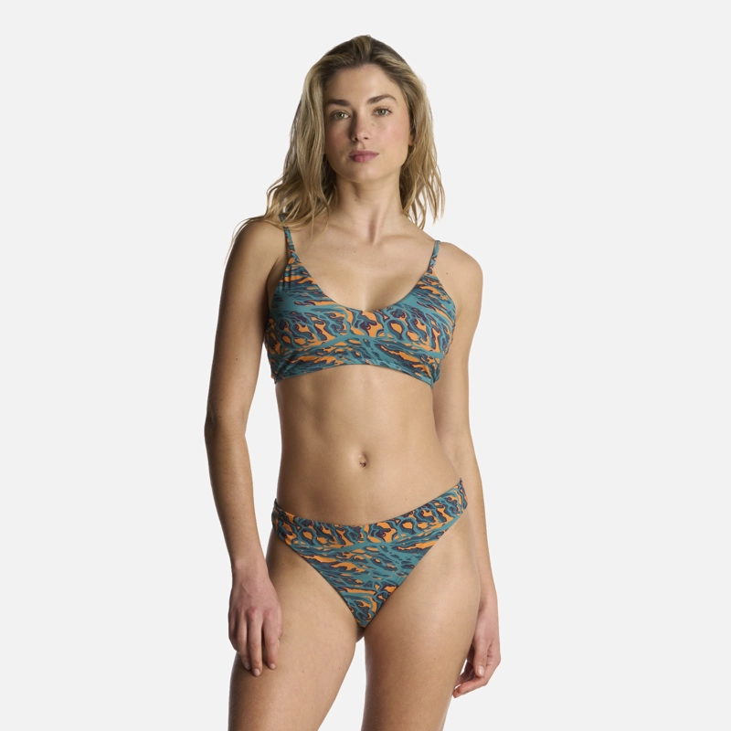 TRAJE DE BAÑO MUJER TUGA PRINT TURQUESA HAKA HONU - 1