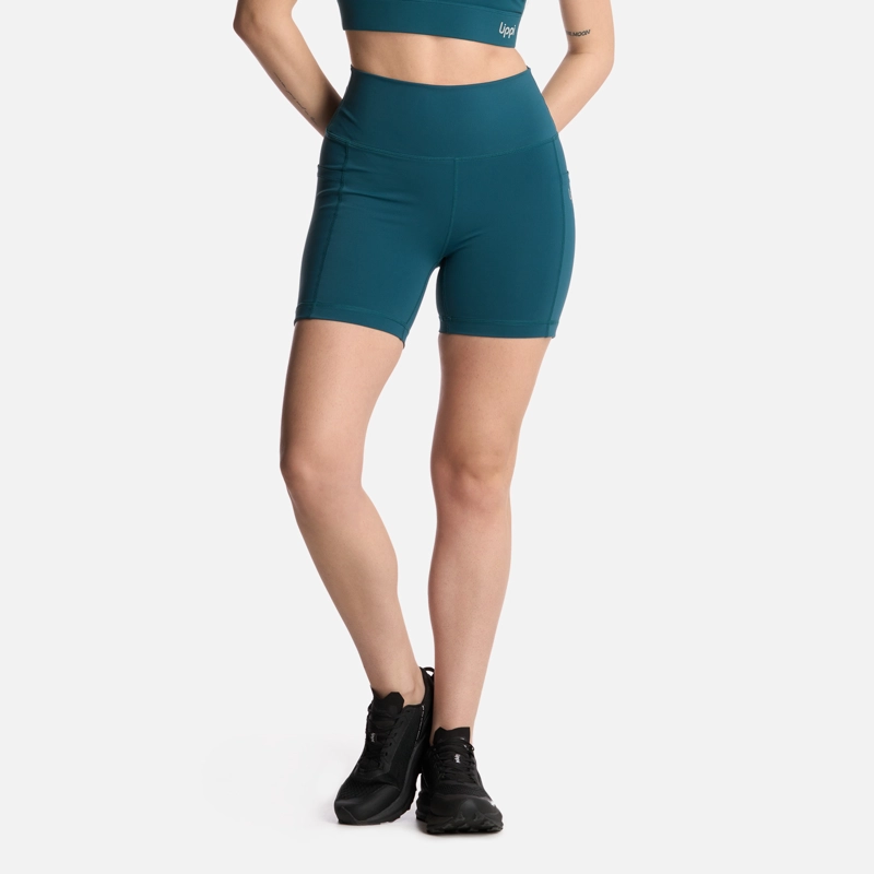 CALZA MUJER INACTION SPORT SHORT LEGGINGS PETROLEO LIPPI V25 - 1