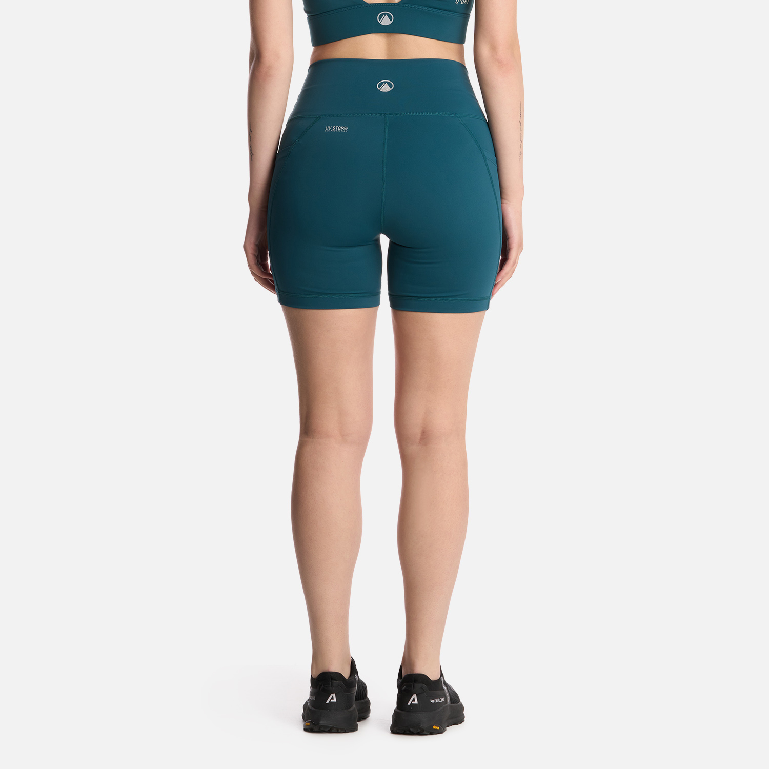 CALZA MUJER INACTION SPORT SHORT LEGGINGS PETROLEO LIPPI V25 - 3