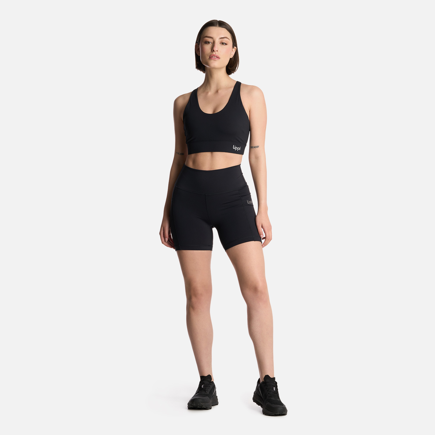 CALZA MUJER IN-ACTION SPORT SHORT LEGGINGS NEGRO LIPPI V25 - 5