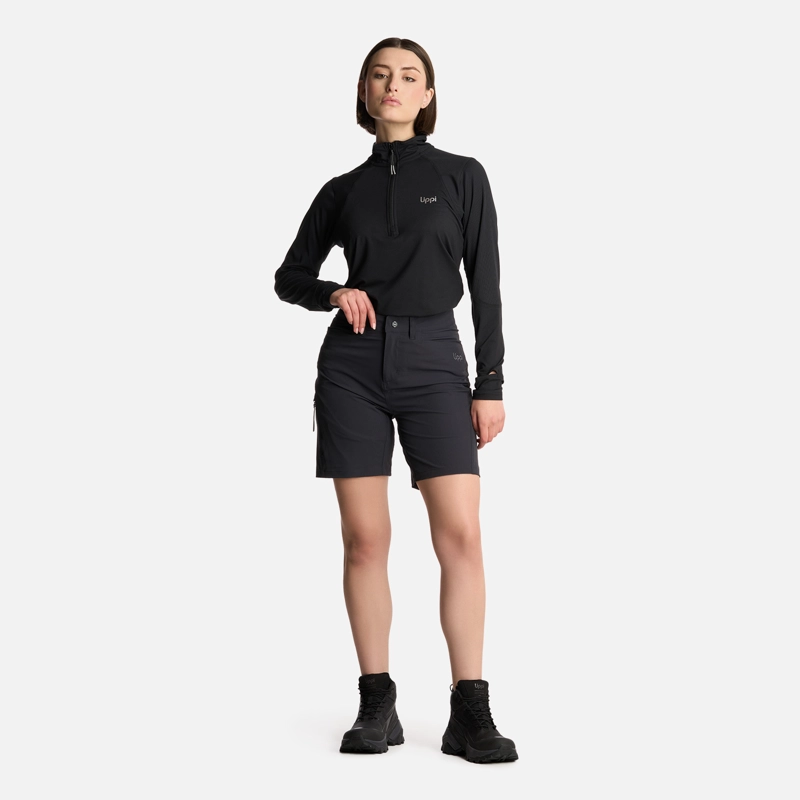 SHORT MUJER PURETREK Q-DRY SHORT NEGRO LIPPI - 6