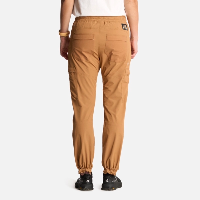 PANTALON MUJER ROCK Q-DRY PANTS CAMEL LIPPI - 3
