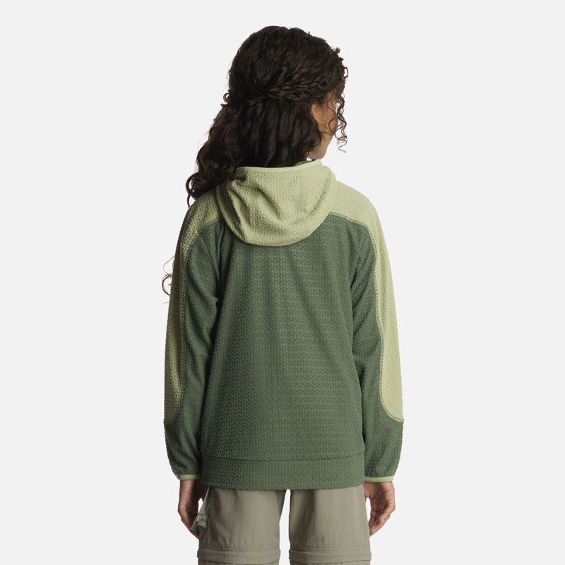POLERON NIÑA SALTAMONTES NANO-F 1/4 ZIP HOODY JADE LIPPI - 3