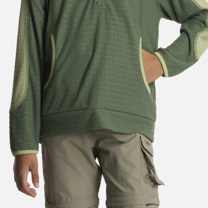 POLERON NIÑA SALTAMONTES NANO-F 1/4 ZIP HOODY JADE LIPPI - 5