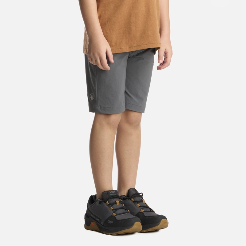 SHORT NIÑO LIPPI GRIS LENNOX Q-DRY  MEDIO - 2