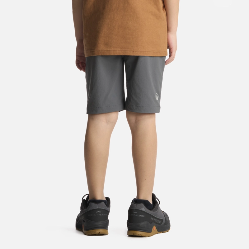 SHORT NIÑO LIPPI GRIS LENNOX Q-DRY  MEDIO - 3