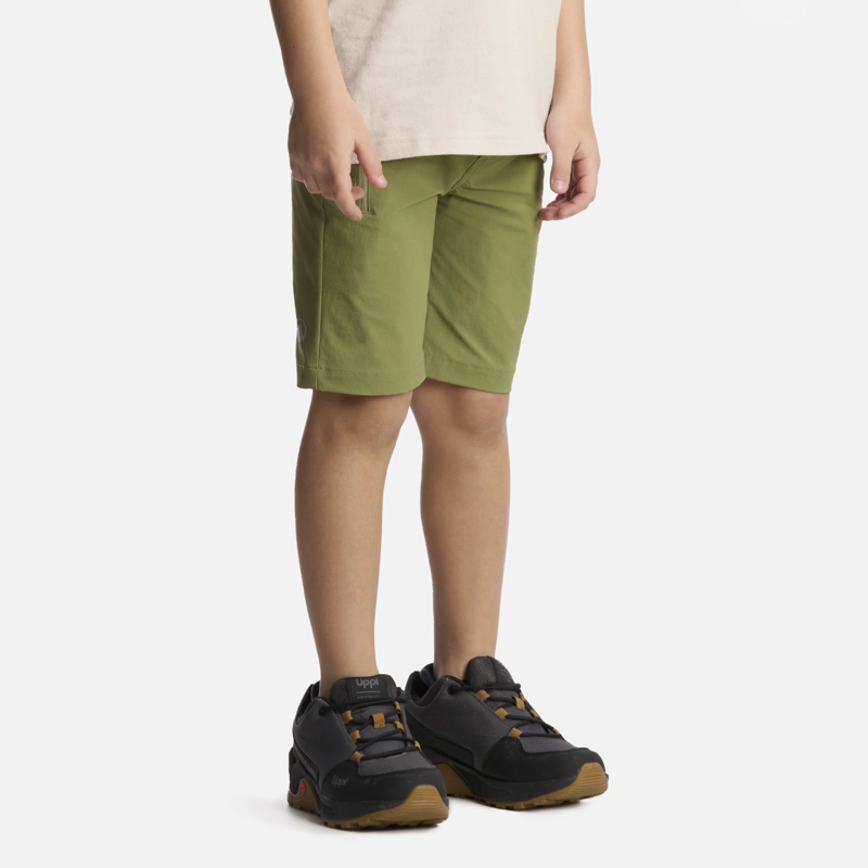 SHORT NIÑO LIPPI VERDE LENNOX Q-DRY  - 2