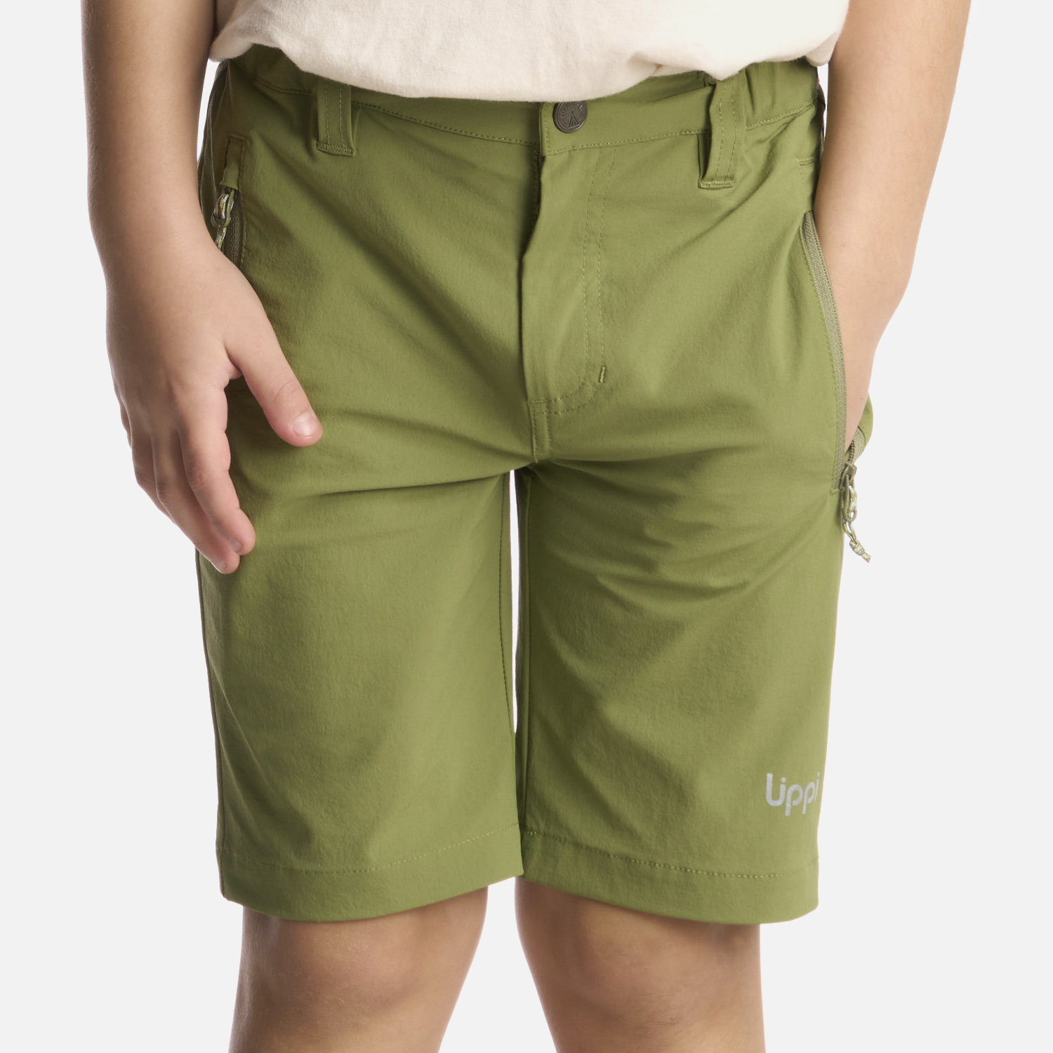 SHORT NIÑO LIPPI VERDE LENNOX Q-DRY  - 4