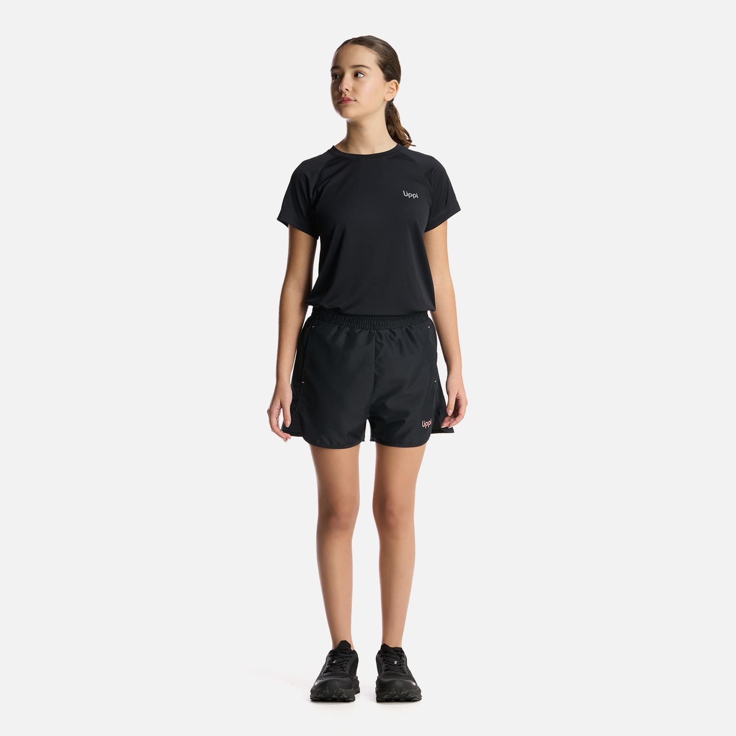SHORT TEEN GIRL FREEWORK Q-DRY SHORT NEGRO LIPPI V25 - 5