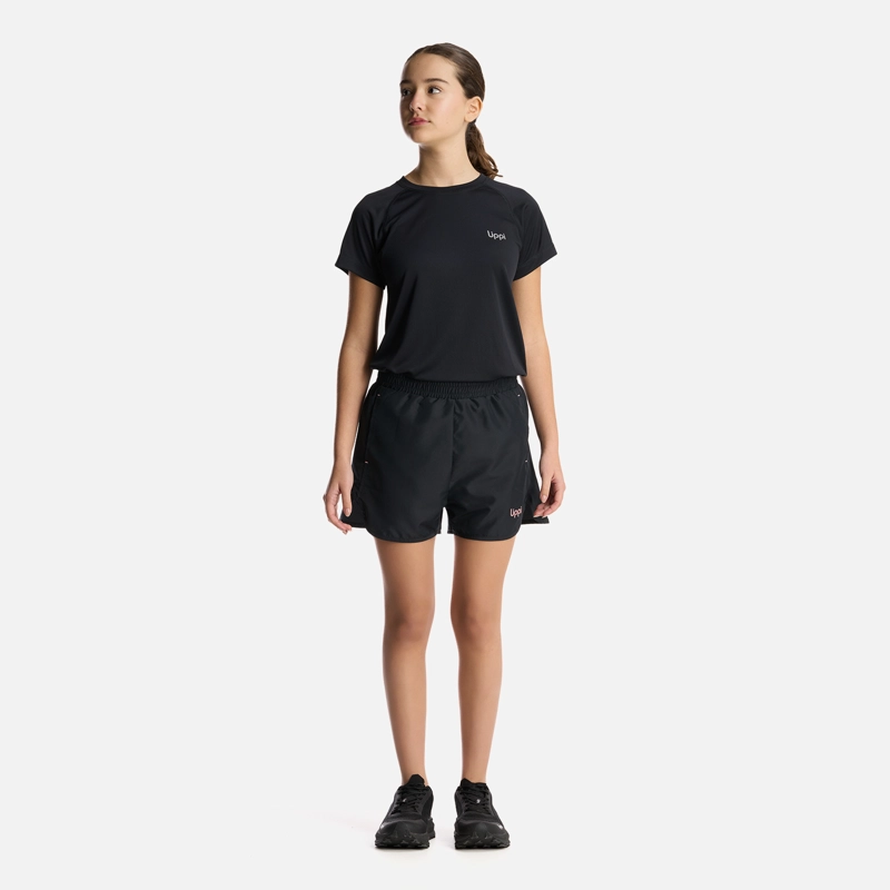 SHORT TEEN GIRL FREEWORK Q-DRY SHORT NEGRO LIPPI V25 - 5
