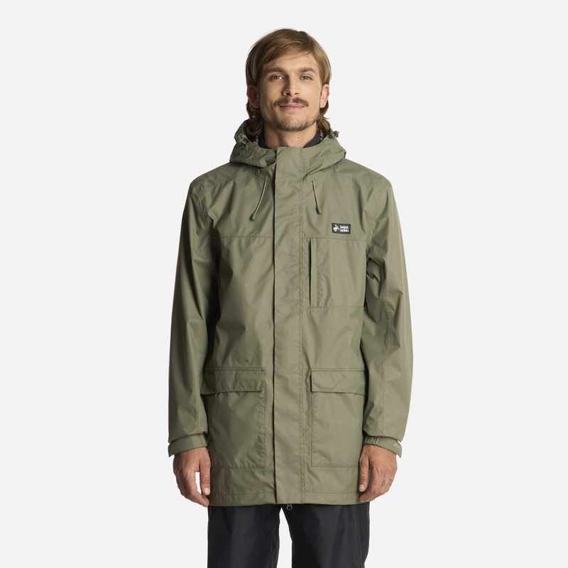 CHAQUETA HOMBRE HAKA HONU VERDE OLIVA KAUAI - 1