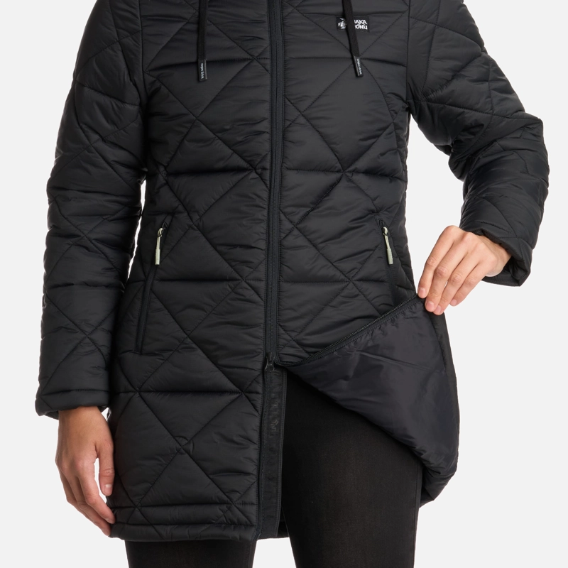 CHAQUETA MUJER HAKA HONU NEGRO PALA - 6