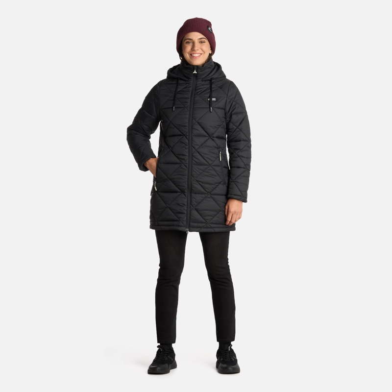 CHAQUETA MUJER HAKA HONU NEGRO PALA - 8