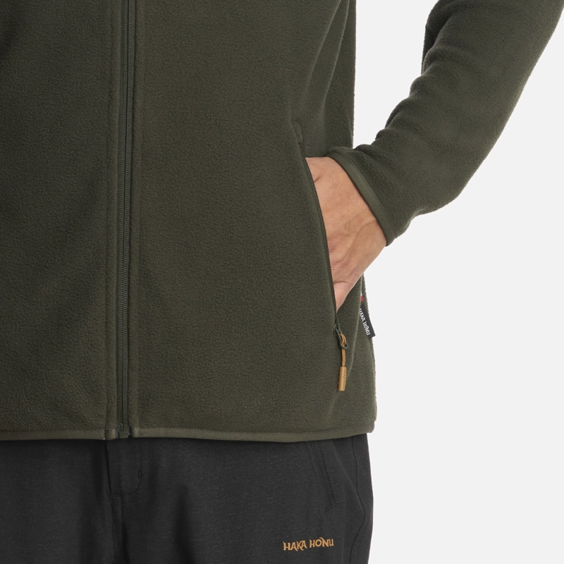 POLERÓN HOMBRE HAKA HONU VERDE MILITAR TOKERAU PRO - 5