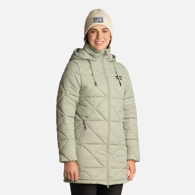CHAQUETA MUJER HAKA HONU NEGRA PALA LAUREL - 2