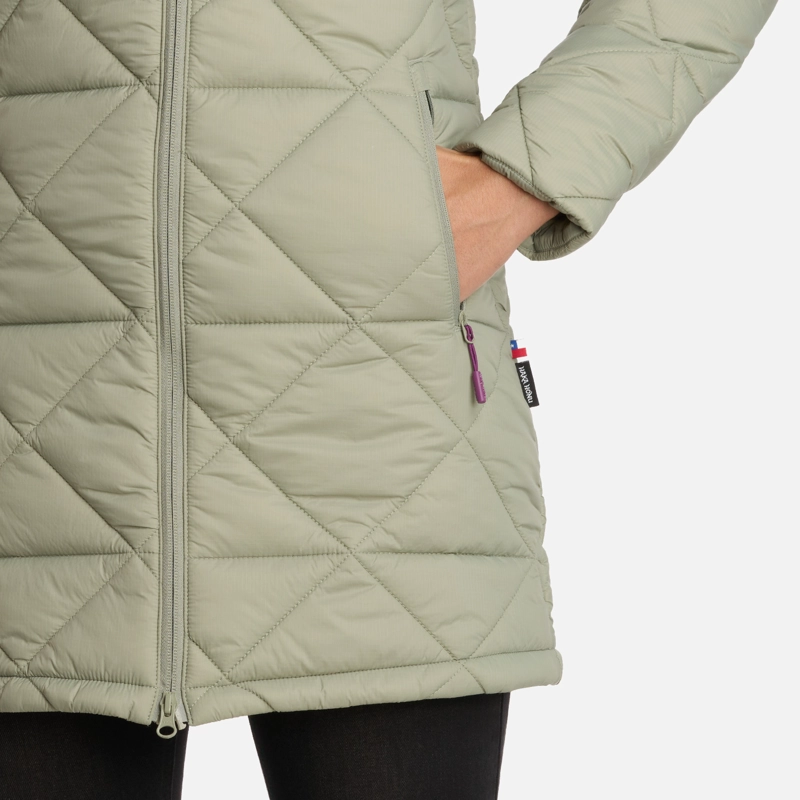 CHAQUETA MUJER HAKA HONU NEGRA PALA LAUREL - 5