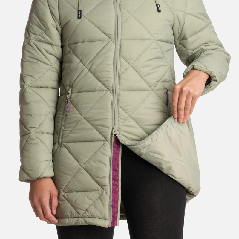 CHAQUETA MUJER HAKA HONU NEGRA PALA LAUREL - 6