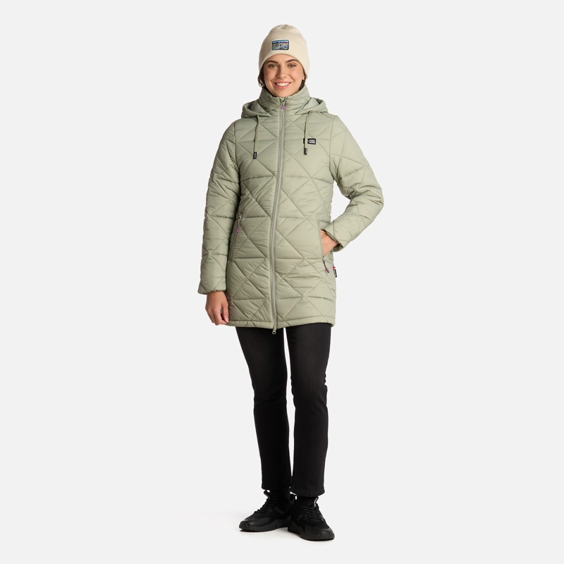 CHAQUETA MUJER HAKA HONU NEGRA PALA LAUREL - 8