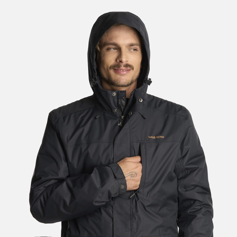 CHAQUETA HOMBRE HAKA HONU NEGRO TERRANOVA - 4