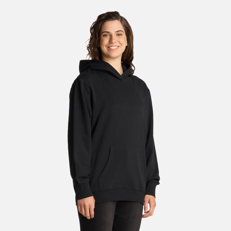 POLERÓN ALGODÓN MUJER HAKA HONU NEGRO MOTOMAMI HOODY - 2