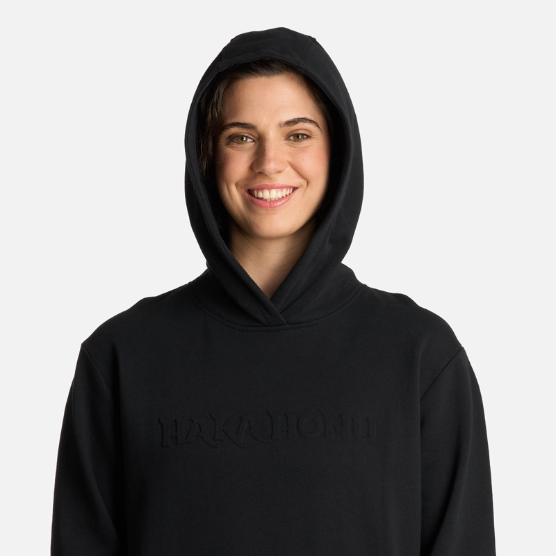 POLERÓN ALGODÓN MUJER HAKA HONU NEGRO MOTOMAMI HOODY - 4