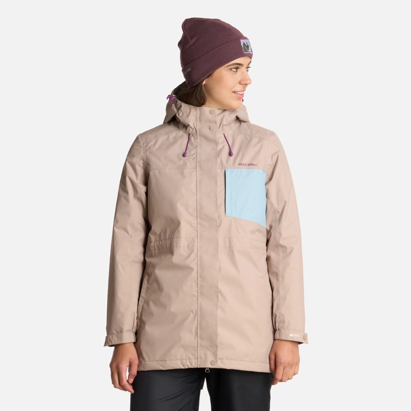 CHAQUETA MUJER HAKA HONU TAUPE TERRANOVA - 1
