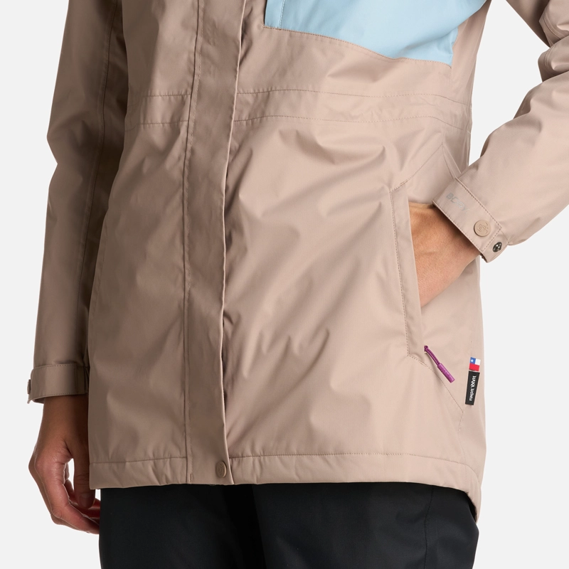 CHAQUETA MUJER HAKA HONU TAUPE TERRANOVA - 5