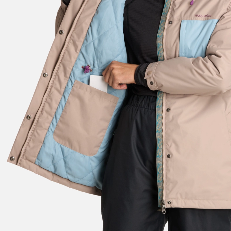 CHAQUETA MUJER HAKA HONU TAUPE TERRANOVA - 7