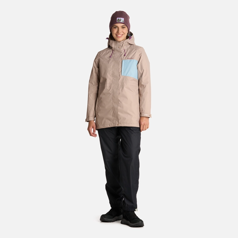CHAQUETA MUJER HAKA HONU TAUPE TERRANOVA - 8