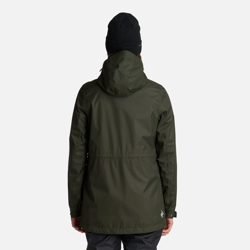 CHAQUETA MUJER HAKA HONU VERDE MILITAR KAUAI - 3