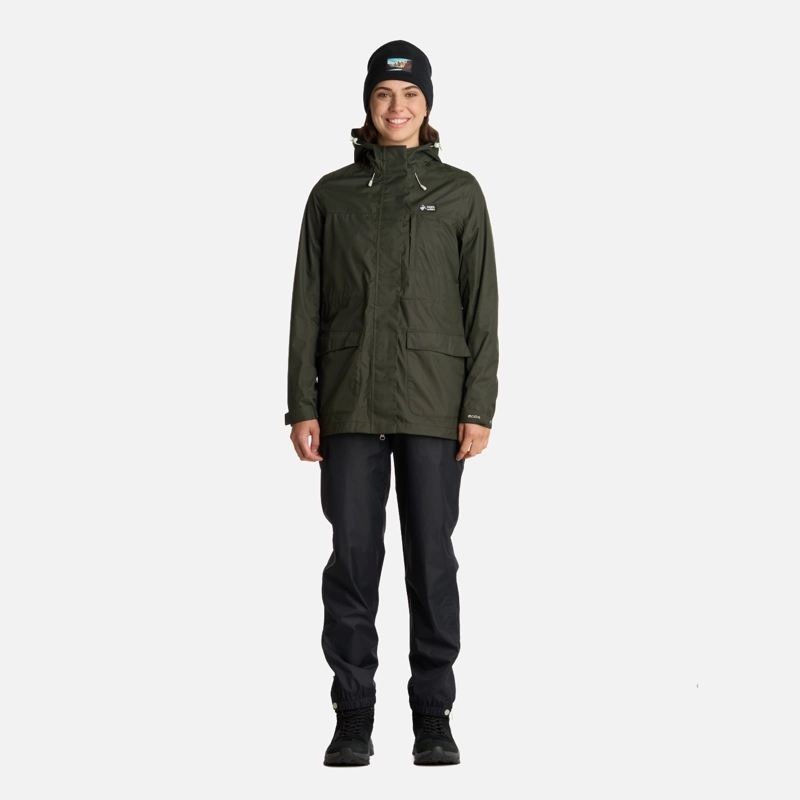 CHAQUETA MUJER HAKA HONU VERDE MILITAR KAUAI - 7