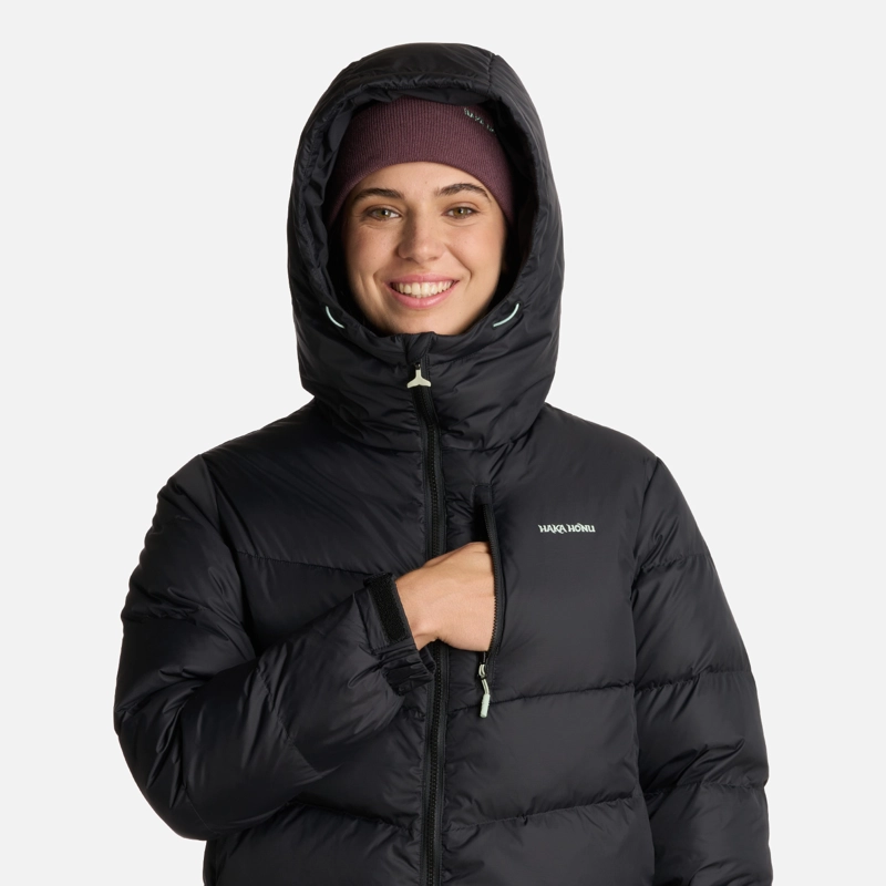 CHAQUETA MUJER HAKA HONU NEGRO CAMPO BASE - 4