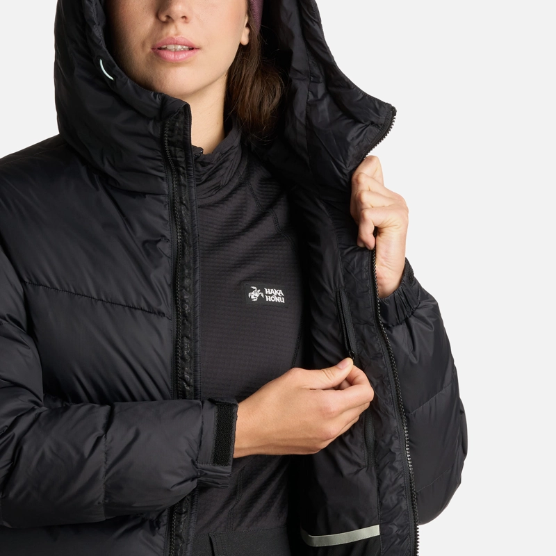 CHAQUETA MUJER HAKA HONU NEGRO CAMPO BASE - 8