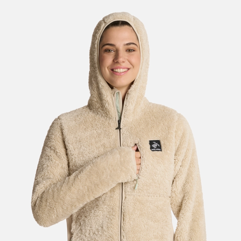 POLERÓN MUJER HAKA HONU CREMA CALUR-OSO - 4