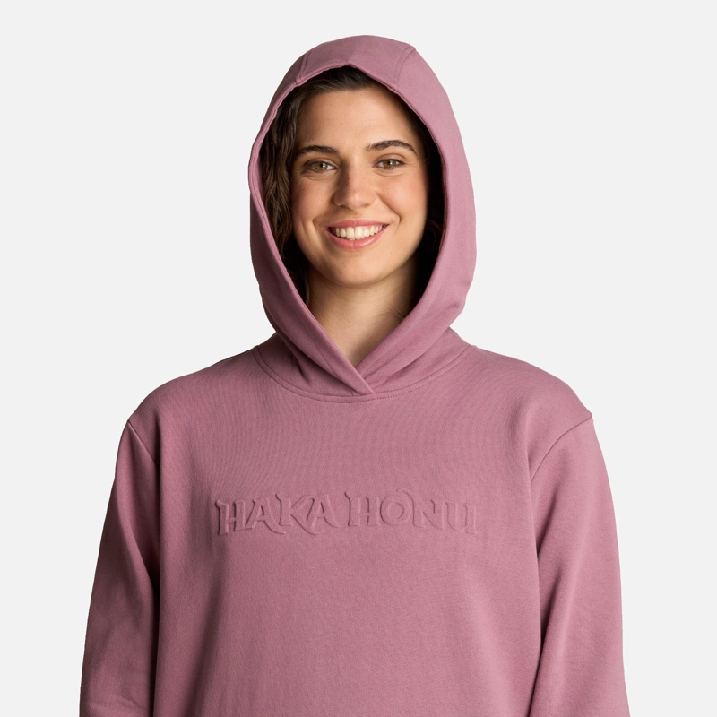 POLERÓN ALGODÓN MUJER HAKA HONU MALVA MOTOMAMI HOODY - 4