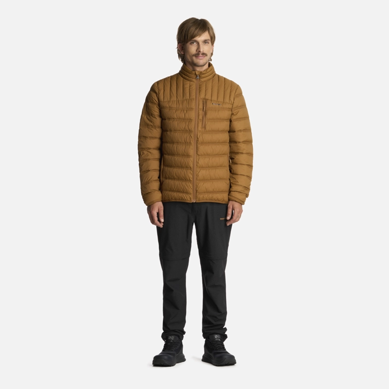 CHAQUETA HOMBRE HAKA HONU MOSTAZA ULTRALIVIANA - 6