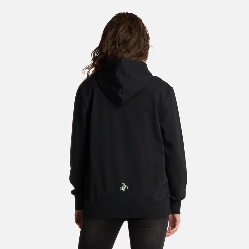 POLERÓN ALGODÓN MUJER HAKA HONU NEGRO MOTOMAMI FULL ZIP - 3