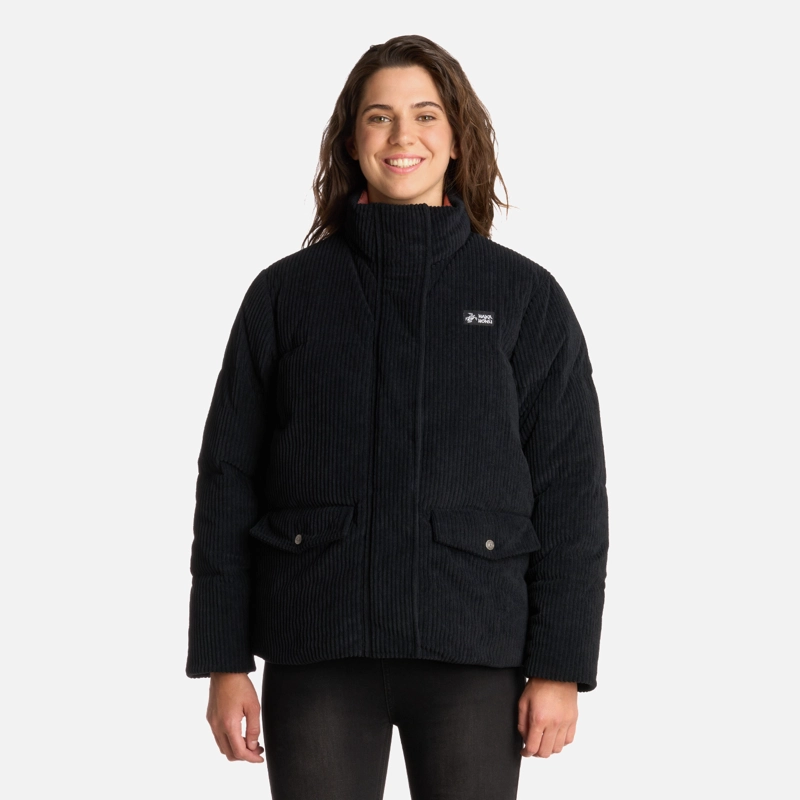 CHAQUETA MUJER HAKA HONU NEGRO ECOLE - 1