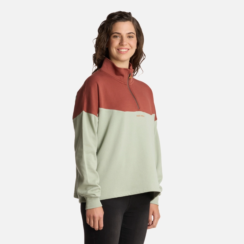 POLERÓN ALGODÓN MUJER HAKA HONU VERDE PELICULYON JADE - 2