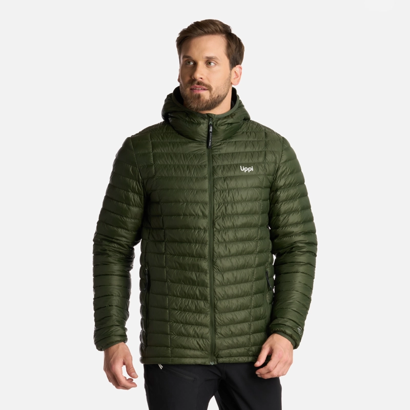 LIPPI CHAQUETA HOMBRE LIPPI VERDE MILITAR PEAK DOWN HOODY JACKET