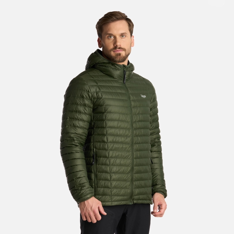 CHAQUETA HOMBRE LIPPI VERDE MILITAR PEAK DOWN HOODY JACKET - 2