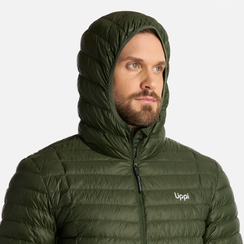 CHAQUETA HOMBRE LIPPI VERDE MILITAR PEAK DOWN HOODY JACKET - 4