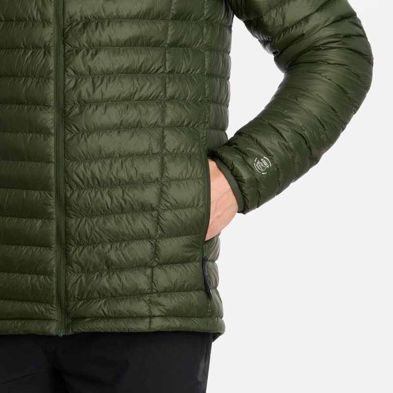 CHAQUETA HOMBRE LIPPI VERDE MILITAR PEAK DOWN HOODY JACKET - 5