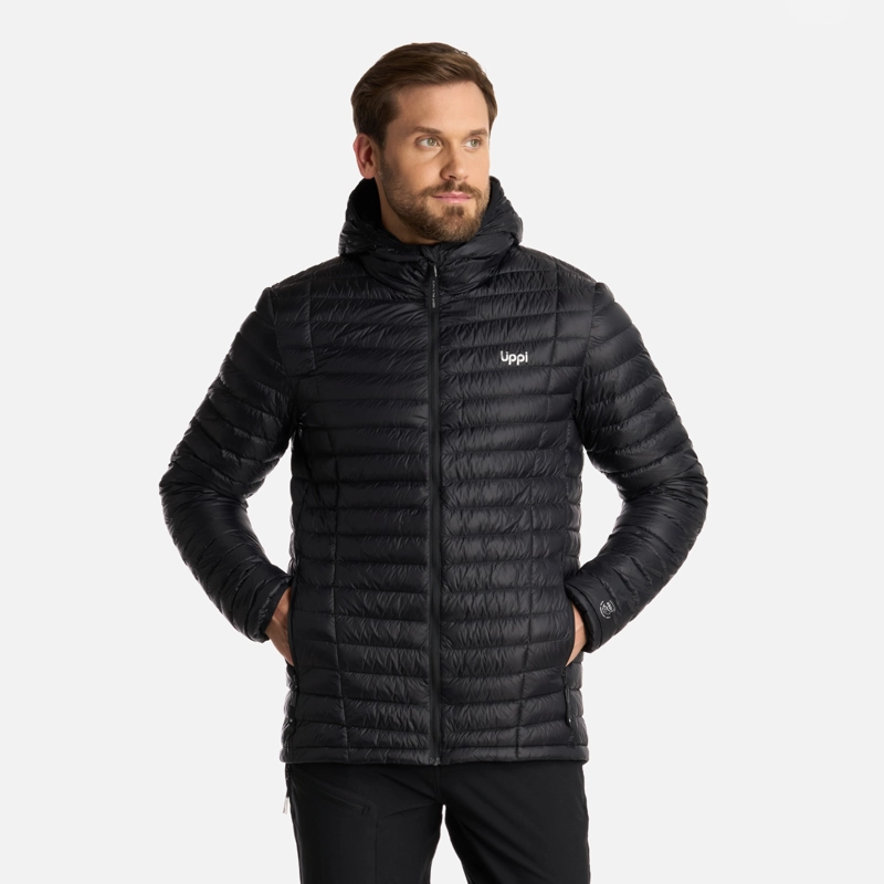 CHAQUETA HOMBRE LIPPI NEGRO PEAK DOWN HOODY JACKET - 1