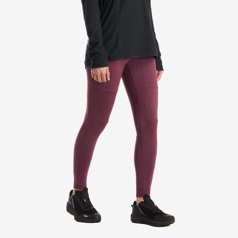 CALZAS MUJER PURETREK Q-DRY LEGGINGS VINO LIPPI - 2