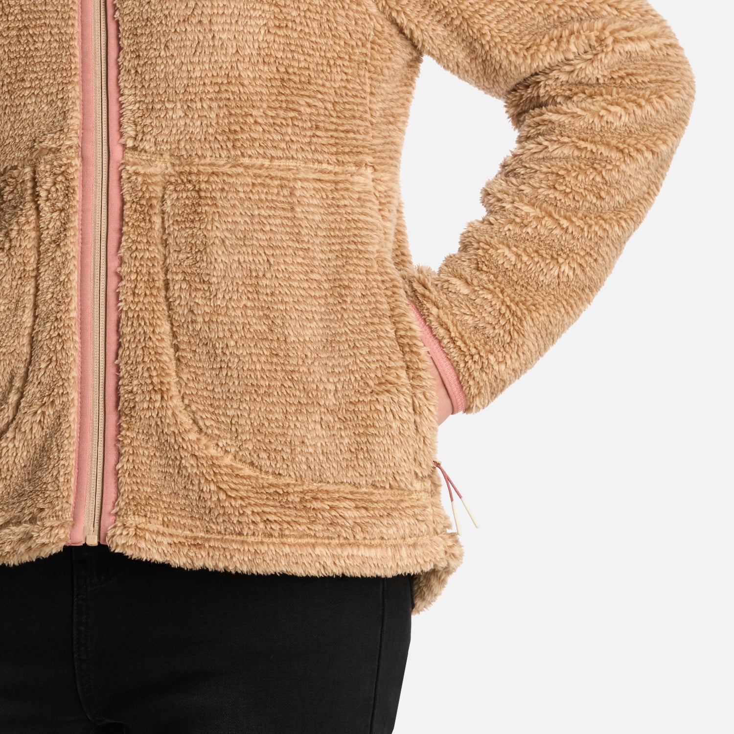 POLAR MUJER FERRET SHAGGY-PRO JACKET BEIGE LIPPI I25 - 4