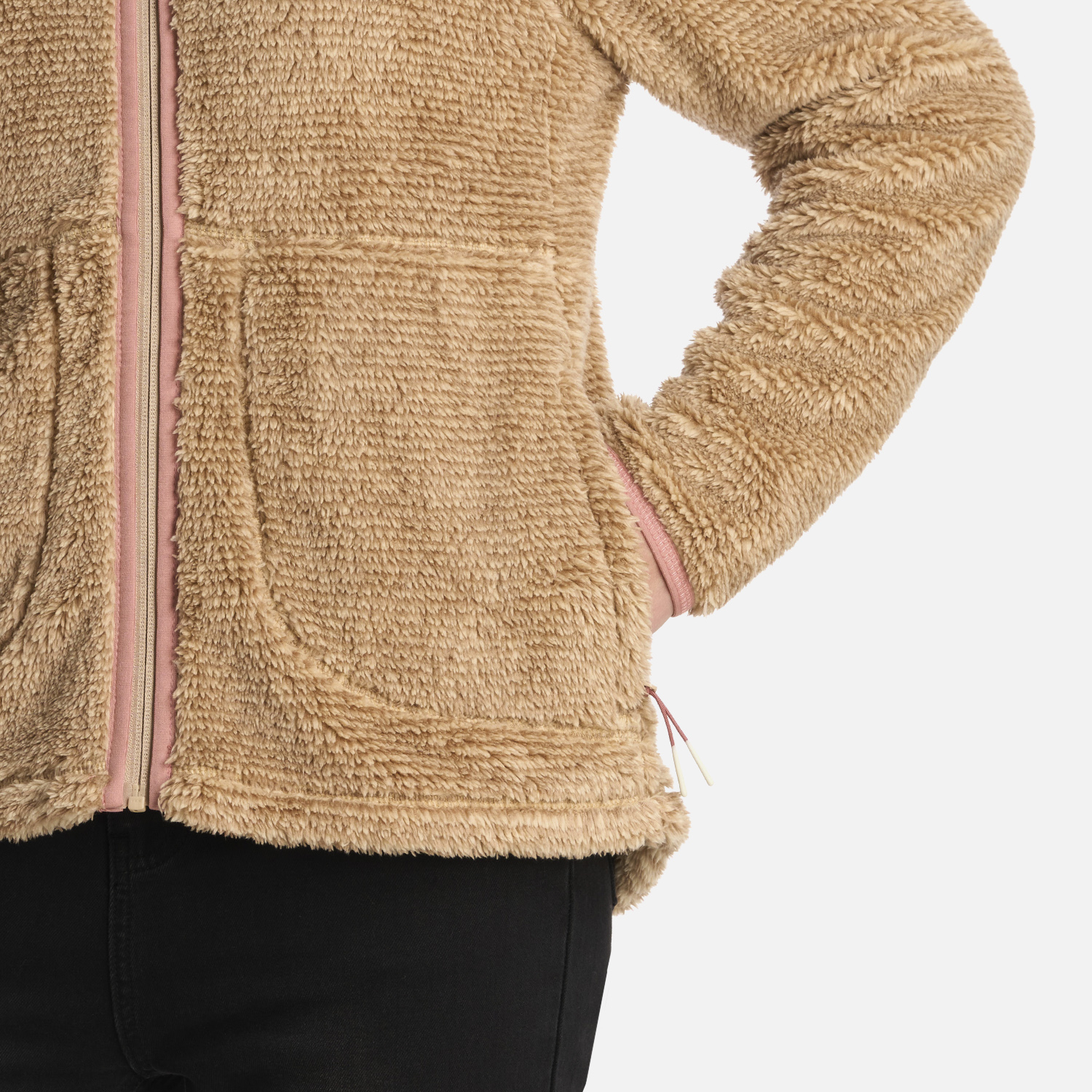 POLAR MUJER FERRET SHAGGY-PRO JACKET BEIGE LIPPI I25 - 4